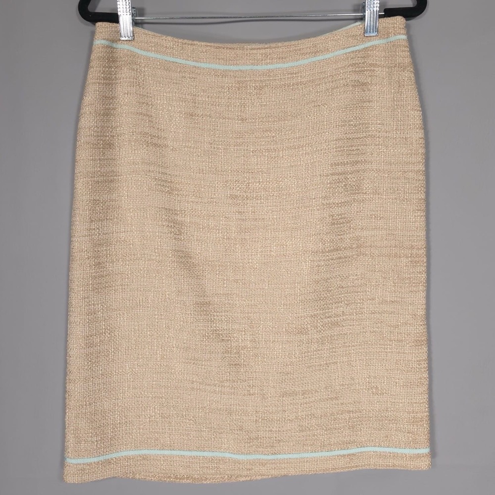 ALBERTA FERRETI Women's Knit Skirt ITALY🇮🇹MADE Size US‎ 10 Stretch Cotton Knee